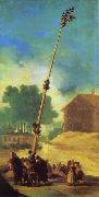 Francisco Jose de Goya The Greasy Pole (La Cucana) France oil painting artist